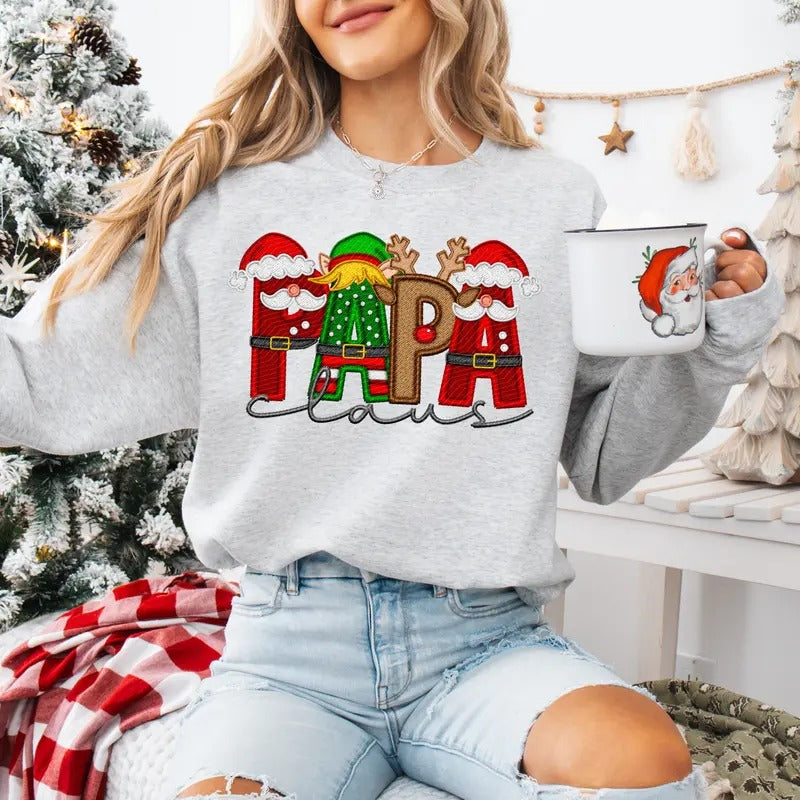 Papa Claus Unisex Sweatshirt T-Shirts, Hoodie | GrindPrints.com