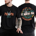 Papa Tour Shirt, Fatherhood Shirt, Some Days I Rock It Shirt, Papa Lighting Bold Shirt, Father's Day Funny Shirt...