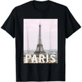 Paris - Eiffel Tower - Aesthetic Design - Classic T-Shirt Made in USA Hoodie, Sweatshirt | GrindPrints.com