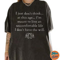 Parker Posey Uncomfortable Life Shirt, Quote Shirt, Murder Mystery White Shirt, Victoria Ratliff Shirts, Cotton Unisex...