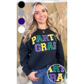 Party Gras Soft Chenille Graphic Sweatshirt T-Shirts, Hoodie | GrindPrints.com