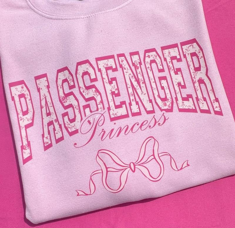 Passenger Princess Comfort Colors T-Shirt Hoodie, Sweatshirt | GrindPrints.com