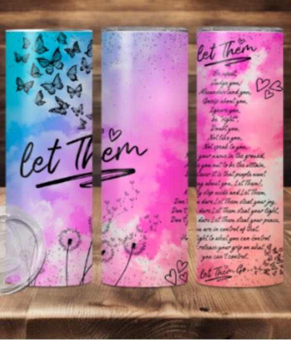Pastel Colored Let Them Sublimation Tumbler T-Shirts, Hoodie, Sweatshirt