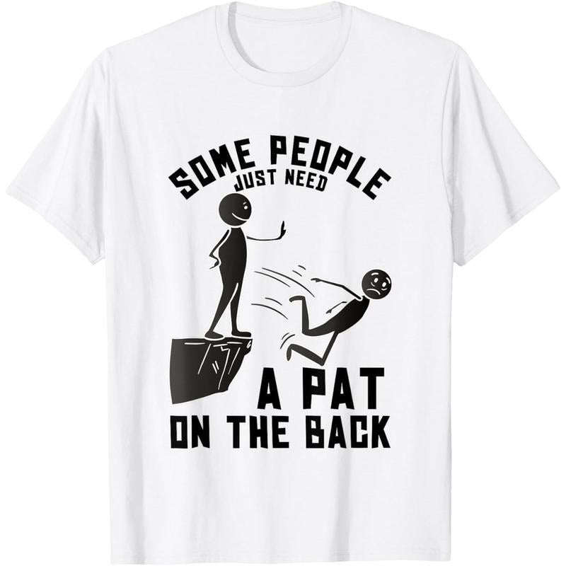 Pat On The Back Funny Adult Sarcastic Design T-Shirt made in usa Hoodie, Sweatshirt | GrindPrints.com