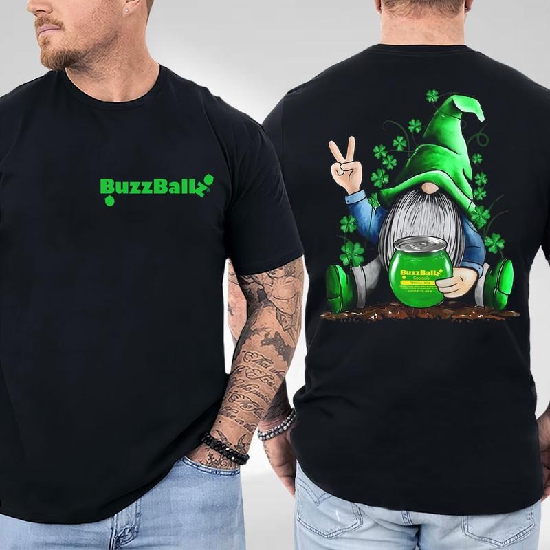 Patrick's Day Buzz Balll 2 Sides Shirt,  Patrick Shirt Unisex Full Color Full Size, Gift for Women for Men, Pullover...