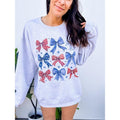 Patriotic Bows Graphic Top T-Shirts, Hoodie, Sweatshirt | GrindPrints.com