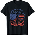 Patriotic Eagle 4th of July USA American Flag T-Shirt Made in USA Hoodie, Sweatshirt | GrindPrints.com