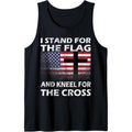Patriotic Gift I Stand For The Flag And Kneel For The Cross Tank Top made in USA T-Shirts, Hoodie, Sweatshirt
