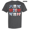 Patriotic Ribbon Collage Comfort Colors T-Shirt 'NLB' Hoodie, Sweatshirt | GrindPrints.com