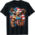 Patriotic Shirts For Men, 4th of July Patriotic Funny George Washington July 4th USA T-Shirt Menswear Top Casual Cotton...