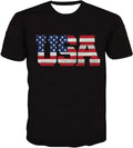 Patriotic Shirts For Men, American Flag T Shirt Men July 4th Patriotic USA Stars and Stripes T-Shirt Menswear Top Casual...