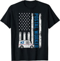 Patriotic Shirts For Men, USA Flag Patriotic Postal Worker Mailman Mail Lady Novelty T-Shirt Menswear Casual Cotton Top...