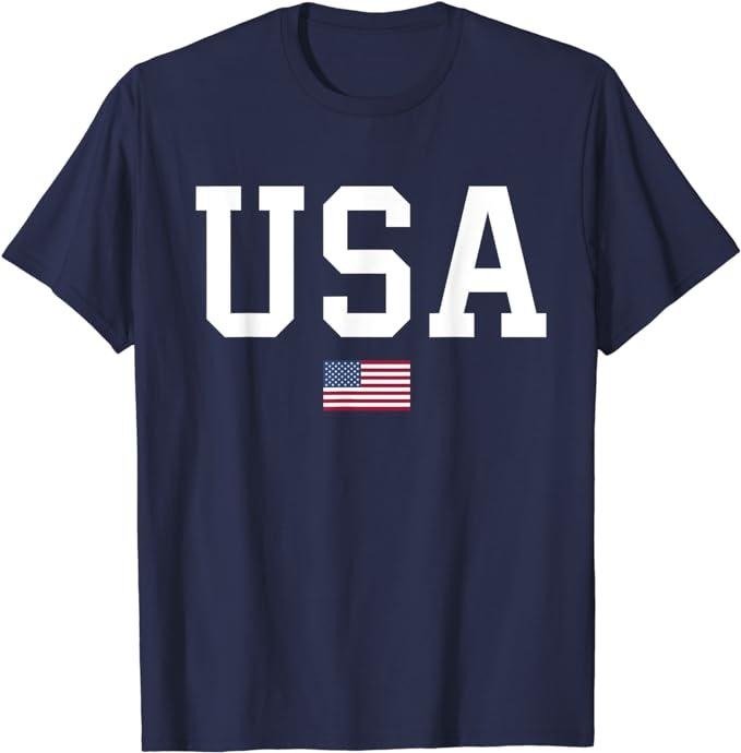 Patriotic Shirts For Men, USA Patriotic American Flag July 4th T-Shirt Menswear Top Casual Cotton Basic Fashion Hoodie,...