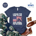 Patriotic shirt, American Flag Shirt, 4th of July Shirt, American Flag Shirt, USA Shirt, I stand for the flag shirt,...