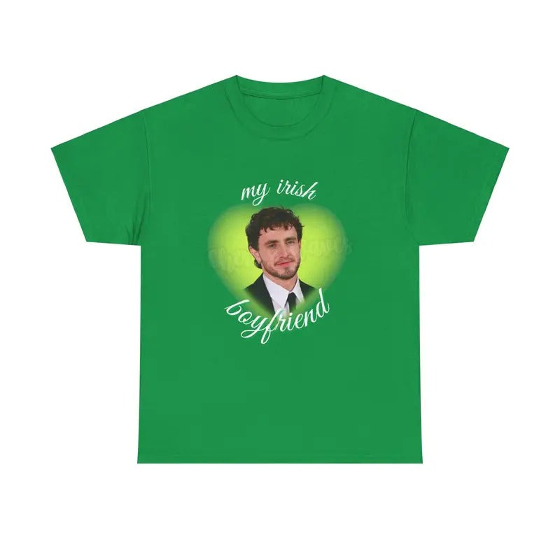 Paul Mescal I Love My Irish Boyfriend Unisex Heavy Cotton Tee funny shirt normal people Hoodie, Sweatshirt | GrindPrints.com