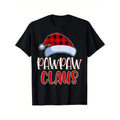 Pawpaw Claus Santa Family Matching Christmas Pajamas Gift T-Shirt, 100% Cotton, Gift for Men Women Dad Mom Friends,...