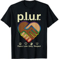 Peace Love Unity Respect mens and women's graphic T-Shirt made in usa Hoodie, Sweatshirt | GrindPrints.com