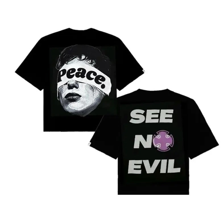 Peace. See No Evil T-Shirt - Cotton Shirt - S to 4XL - Multiple color Hoodie, Sweatshirt | GrindPrints.com