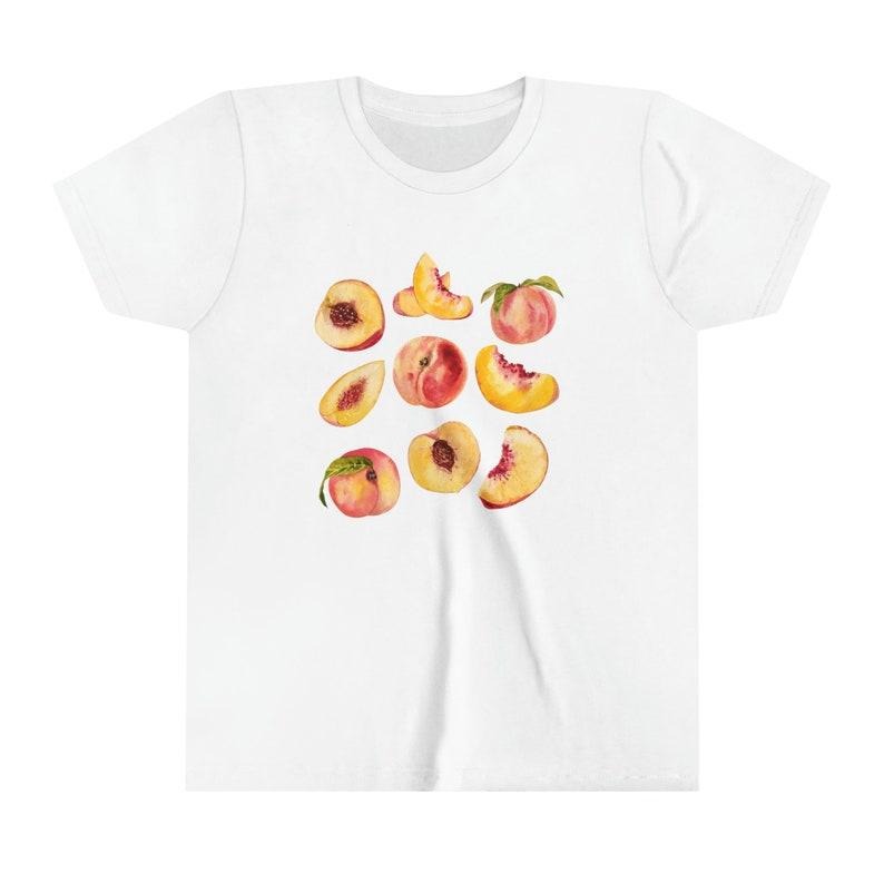 Peaches Baby Tee Graphic Cotton Hoodie, Sweatshirt | GrindPrints.com