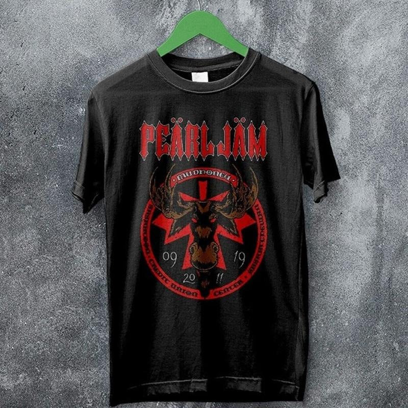 Pearl Jam Shirt 2011 Tour T Shirt Pearl Jam Merch Uniex Full Size Hoodie, Sweatshirt | GrindPrints.com