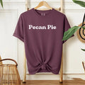 Pecan Pie Comfort Colors Graphic Shirt, Holiday gift, Favorite food Shirt, Autumn Crewneck, Fall Gift, Thanksgiving Shirt...