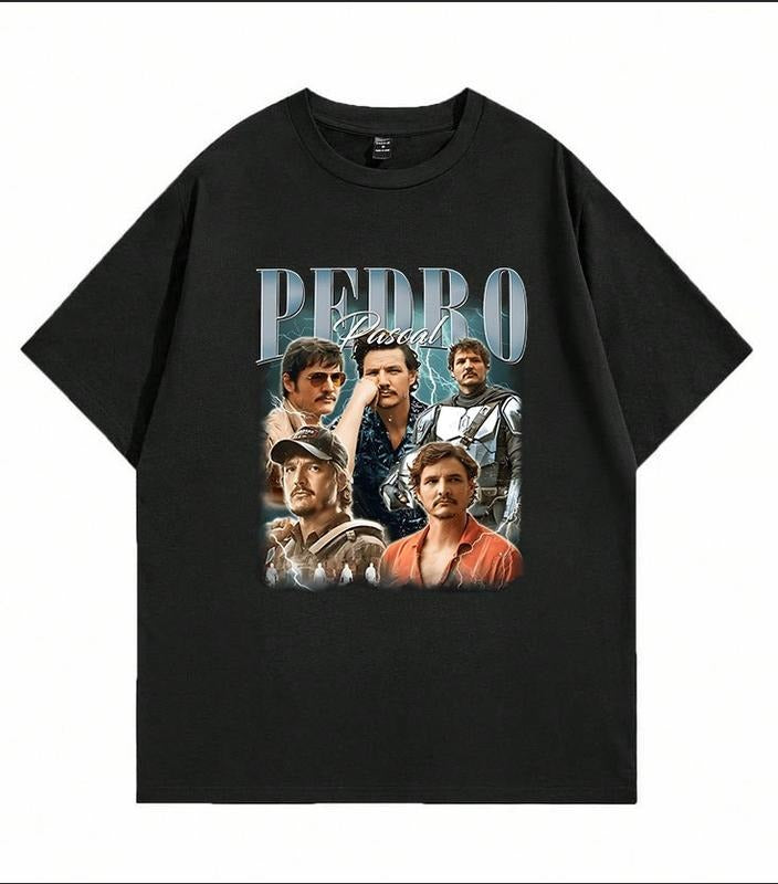Pedro Pascal  Casual Style, Plain Design, Ideal for Everyday Wear T-shirt Cotton Fabric Hoodie, Sweatshirt | GrindPrints.com