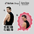 Pedro Pascal Sticker - The Only King I'll Kneel For, Daddy Is State Of Mind, Celebrity Vinyl Decal for Laptops, Water...