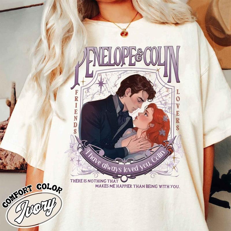 Penelope Featherington Comfort Color Shirt, Penelope and Colin Shirt, Lady Whistledown Colin and Penelope, Colin Carriage...