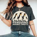 Penguins Against Tariffs Shirt Funny Tshirt FDT Shirt Hoodie, Sweatshirt | GrindPrints.com
