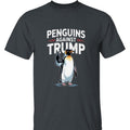 Penguins Against Trump Graphic Tee - Anti Fascist, Anti Trump Protest T-Shirt for Political Activism, Social Justice, and...