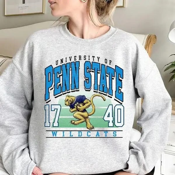 Penn State Mascot Sweatshirt, Retro Penn State Football Sweatshirt, Football Shirt Hoodie | GrindPrints.com