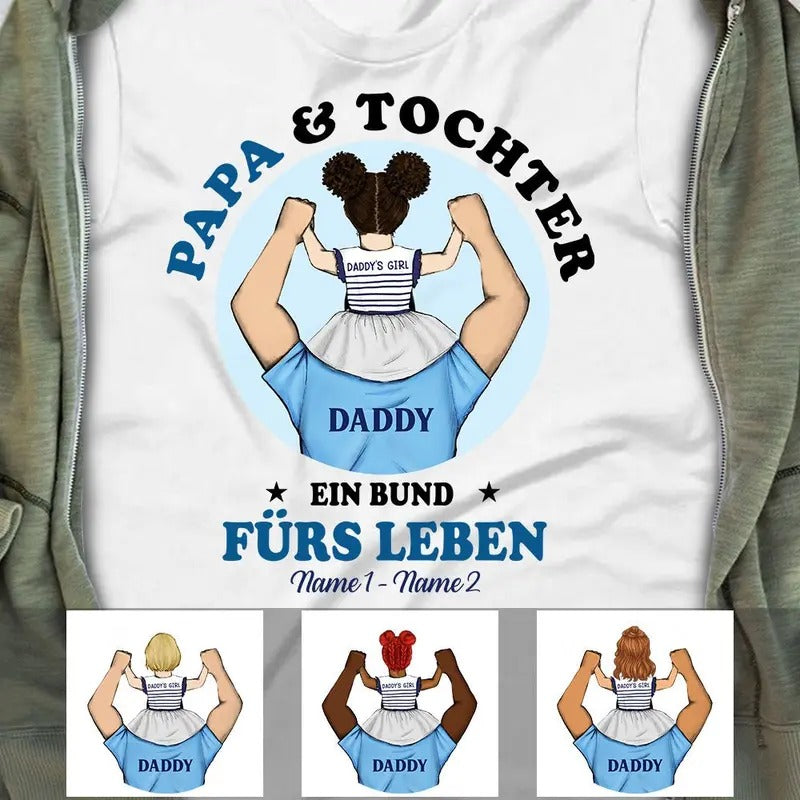 Personalized  Daddy And Daughter Papa &amp; Tochter German T Shirt AP174 73O58 Hoodie, Sweatshirt | GrindPrints.com