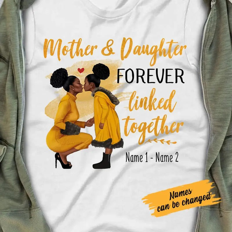 Personalized  Mom Mother And Daughter T Shirt Hoodie, Sweatshirt | GrindPrints.com