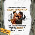 Personalized BWA Dad And Daughter Connected By The Heart T Shirt SB92 26O53 Hoodie, Sweatshirt | GrindPrints.com