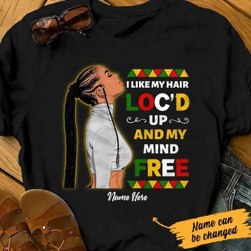 Personalized BWA Locs Up &amp; Mind Free T Shirt AG313 95O47 Hoodie, Sweatshirt | GrindPrints.com