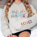 Personalized Bluey Mom Sweatshirt, Bluey and Bingo, Mother's Day Shirt, Custom Mom Shirt, Bluey Mama Shirt, In My Bluey...