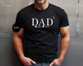 Personalized Dad 2 Shirt, Custom Dad Twin T-Shirt with Names, Dad of 2 Kids Sweatshirt, Fathers Day Shirt, Pregnancy...