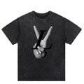 Personalized Gesture Washed T - shirt, Unlock a New Fashion Pose Hoodie, Sweatshirt | GrindPrints.com