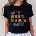 Personalized Grandma T-shirt, Mothers Day Gift for Grandma, Gigi Gift, Gift for Mom Hoodie, Sweatshirt | GrindPrints.com