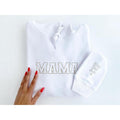Personalized Mama Sweatshirt with Kid Names on Sleeve, mama hoodie with Childs name,  Mothers Day Gift, Birthday Gift for...