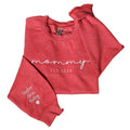 Personalized Mommy Embroidered Names Sleeve Custom Mama Baby Announcement Mom T-Shirts, Hoodie, Sweatshirt