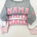 Personalized Puff Print Mama Sweatshirt, Custom Mom Shirt, Personalized Mother's Day Sweatshirt, Mom Shirt, Mama...