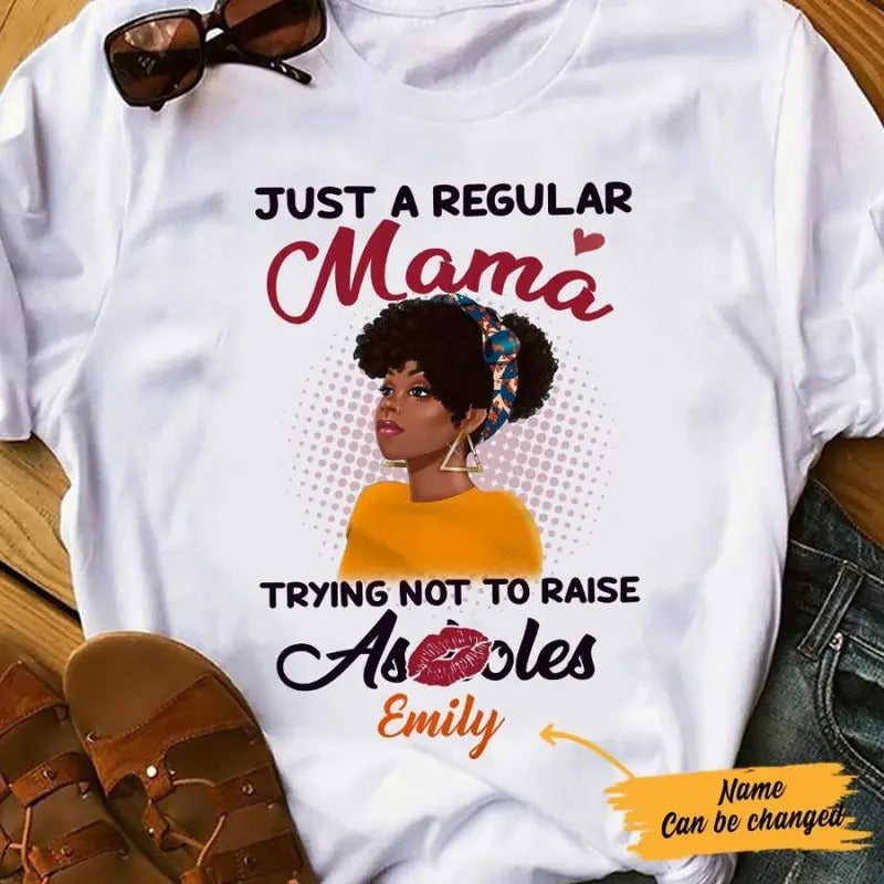 Personalized Regular BWA Mom T Shirt AG82 29O57 Hoodie, Sweatshirt | GrindPrints.com