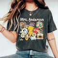 Personalized Retro Teacher Name Shirt Kindergarten Teacher Teacher Teacher Appreciation Back School Shirt T-Shirts, Hoodie, Sweatshirt