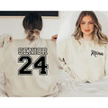Personalized Senior Crewneck, Senior 2024 Sweatshirt, Customized Class of 2024 Hoodie, Custom Name Graduation Gift T-Shirts
