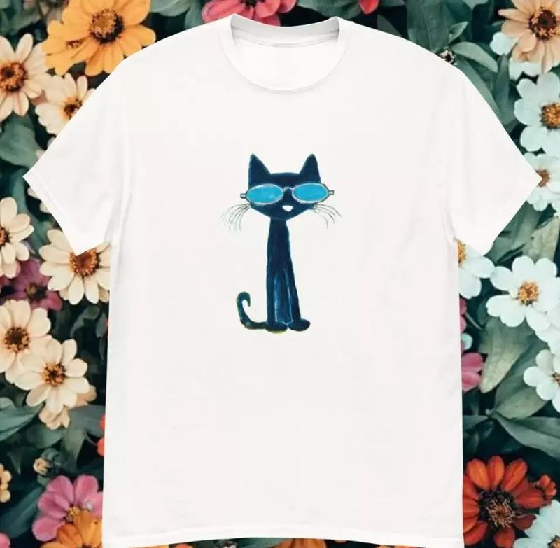 Pete The Cat Shirt, Graphic Tee Size S-3XL Hoodie, Sweatshirt | GrindPrints.com