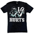 Philadelphia Shirt Jalen Hurts "Love Hurts" T-Shirt Funny Graphic Unisex Trendy Top Tee Hoodie, Sweatshirt | GrindPrints.com