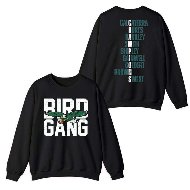 Philly Football Unisex Classic Sweatshirt, Bird Gang Shirt, Name Players Unisex Football Styles For Every Occasion...