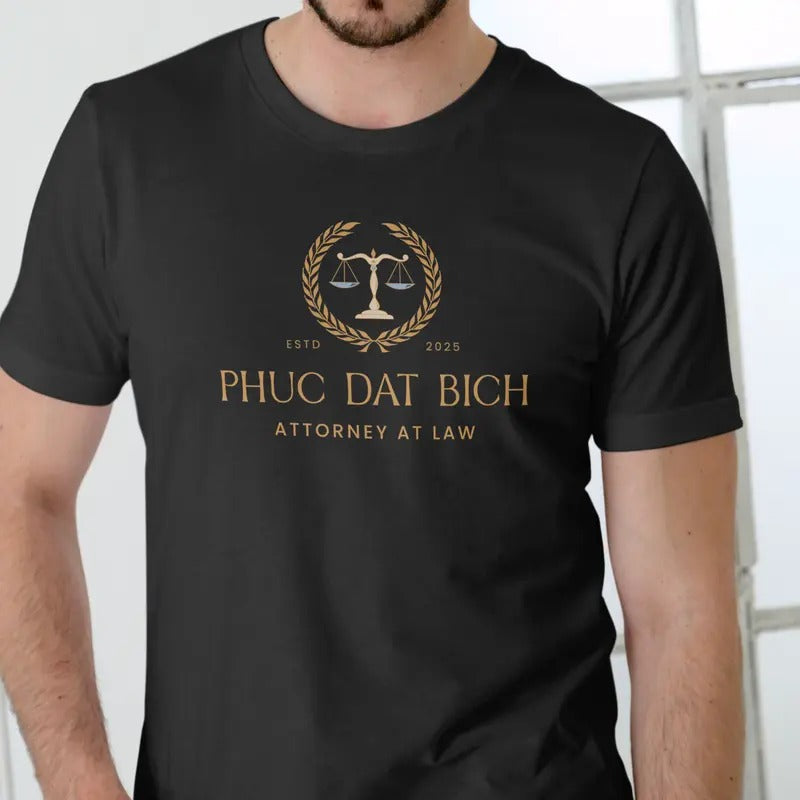 Phuc Dat Attorney Law Funny Cotton Menswear Soft T-Shirts, Hoodie, Sweatshirt