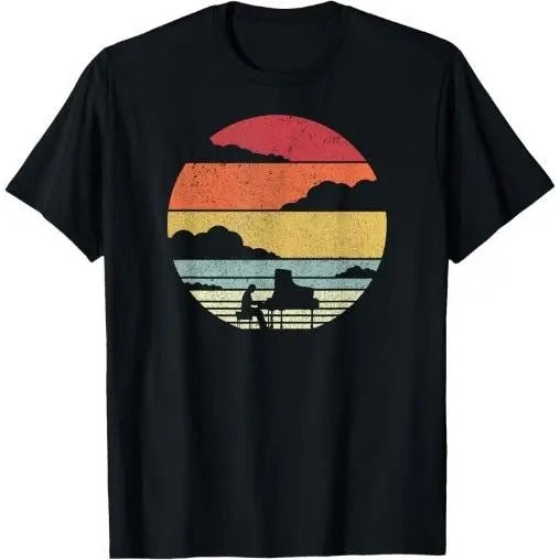 Piano Shirt. Retro Style T-Shirt For Pianist T-Shirt Made in USA Hoodie, Sweatshirt | GrindPrints.com